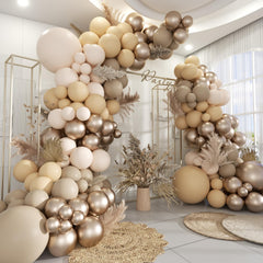 MOXMAY Boho Balloon Arch Kit—18-inch balloons create a bold party backdrop