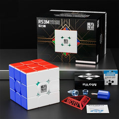 Moyu RS3M V5 SE magnetic layer highlights stable magnet presence for controlled twists.