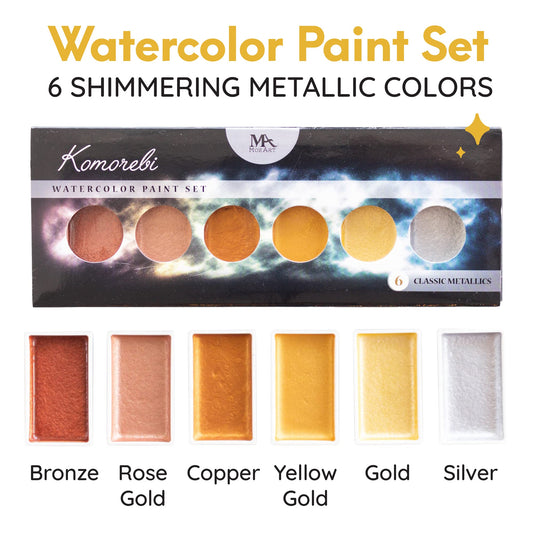 MozArt Komorebi portable watercolor set designed for easy travel and on the go painting