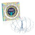 Mozi Geometric Magic Flow Bracelet in action, spinning for tactile focus and visual delight.