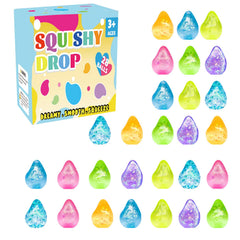 MoZkkiz ice stress cube drop close-up showing textured surface for sensory play