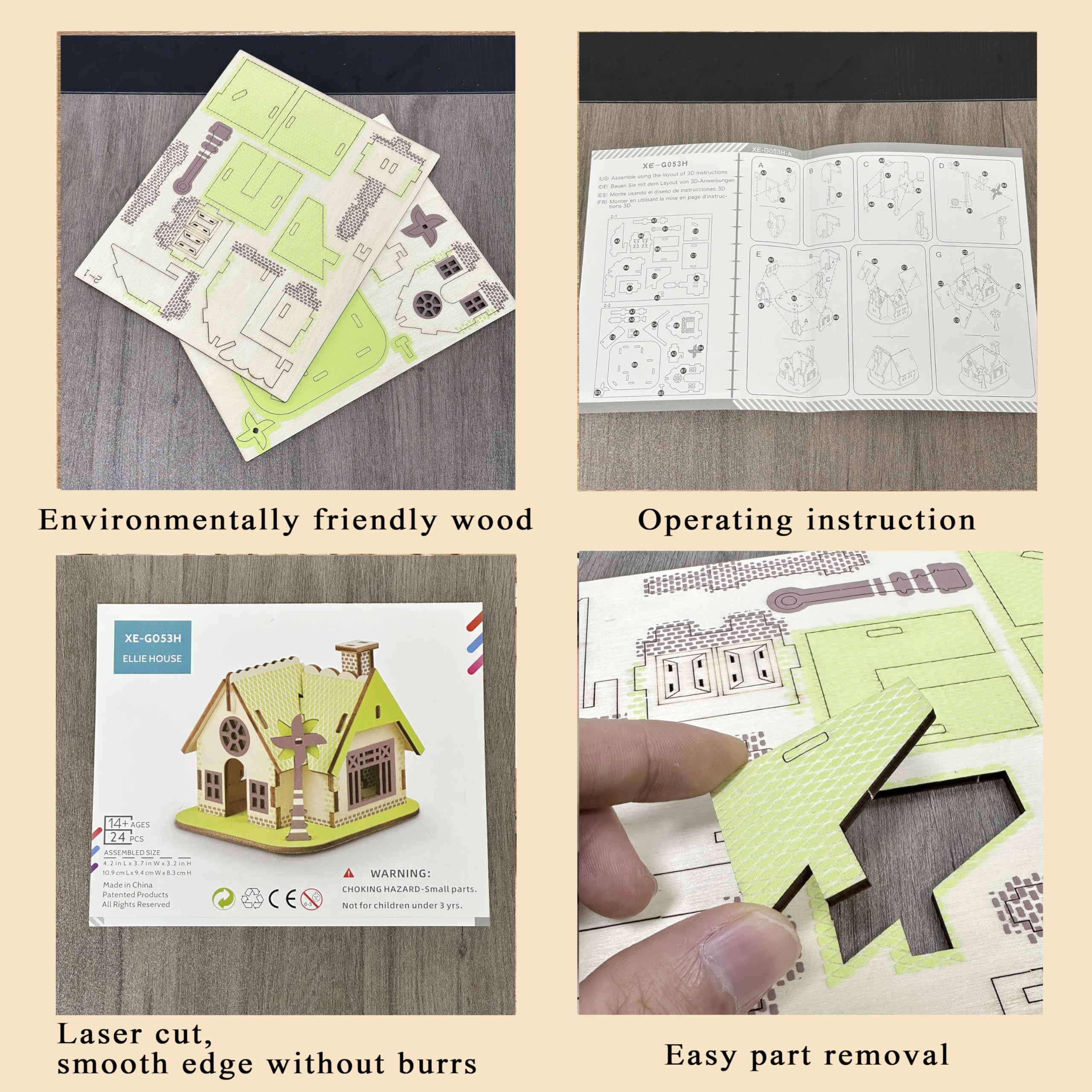 MPIUET 9in1-B pieces closeup demonstrates laser-cut precision ideal for tidy assembly.