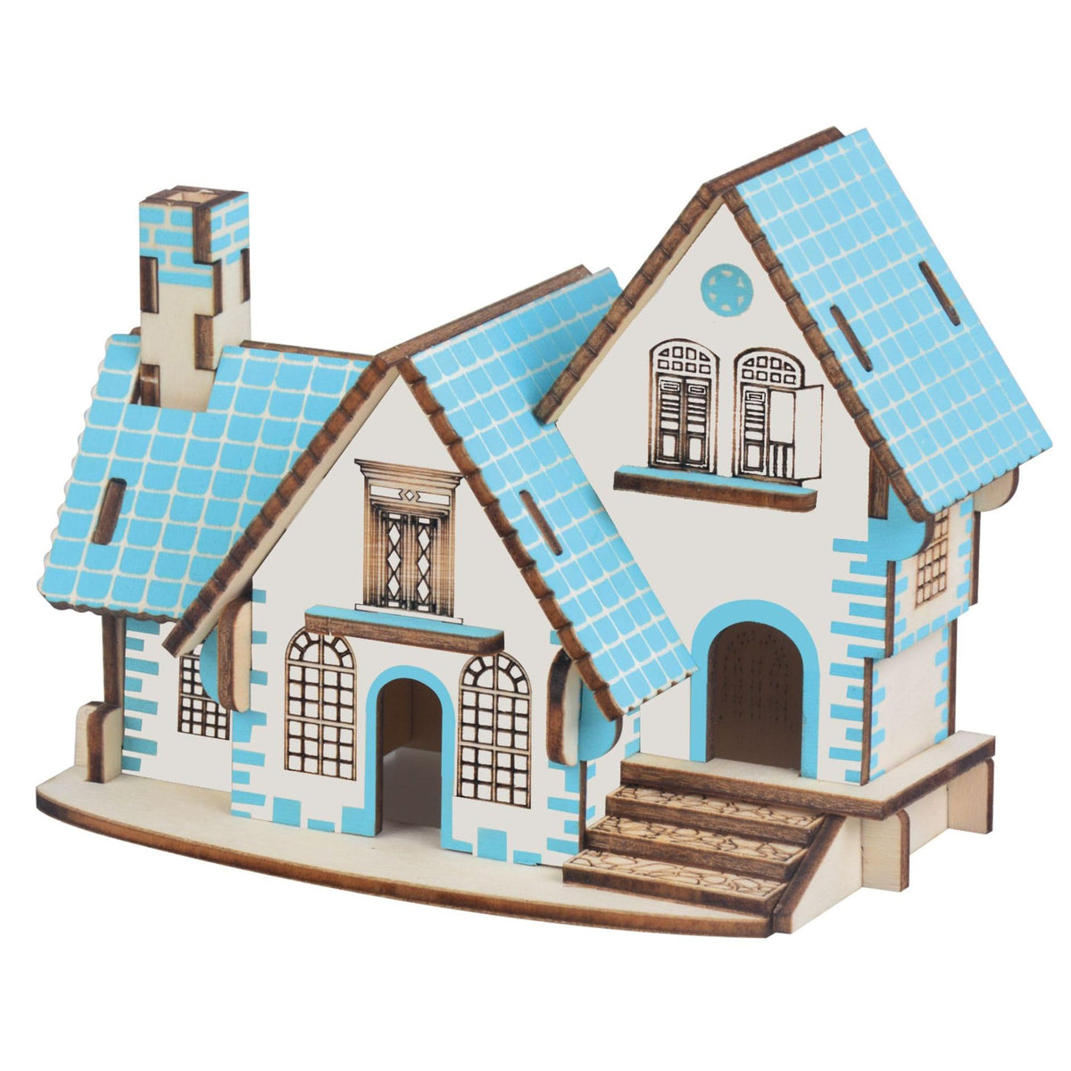 MPIUET log cabin puzzle parts for precise assembly and satisfaction