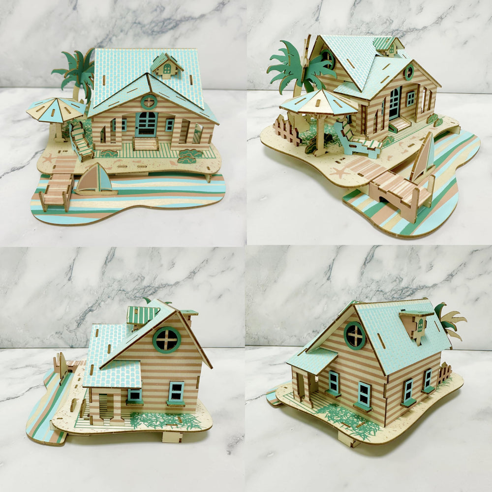 MPIUET miniature-house assembly in progress offers a satisfying build experience.