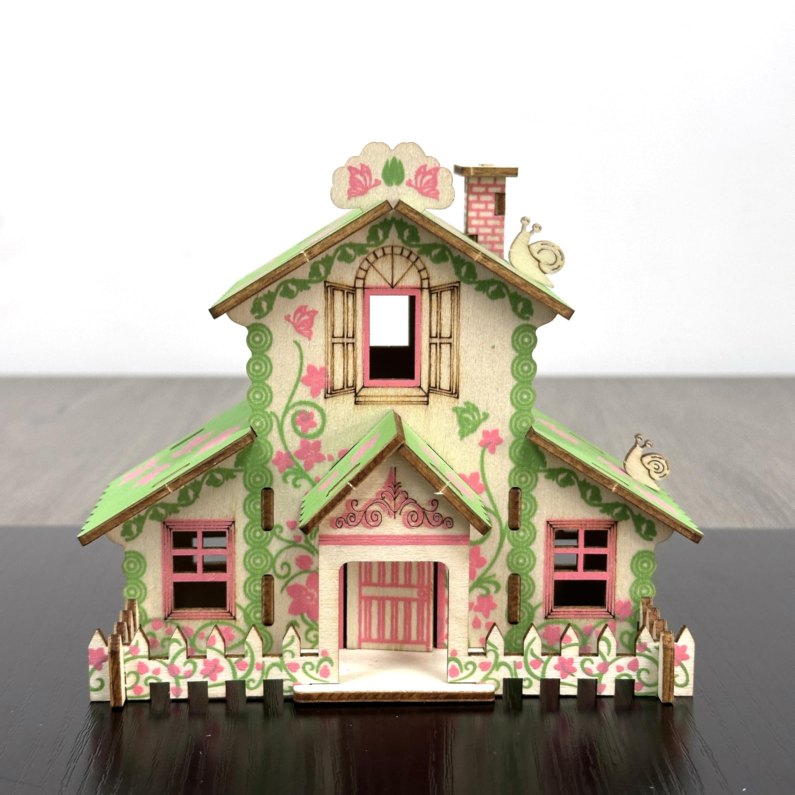 MPIUET forest cabin puzzle designed for teens and adults building