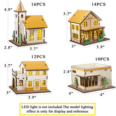 MPIUET Yellow House 9-in-1 side view highlights laser-cut precision and edge quality