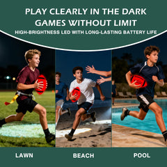MPMVP Red glow football with gift bag for easy gifting
