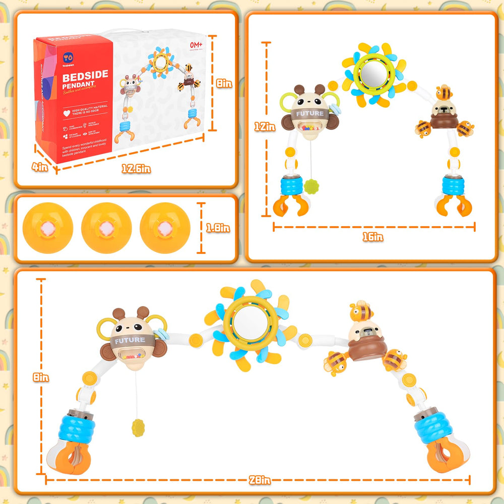 MPQMPQ arch toy with detachable components supports motor practice