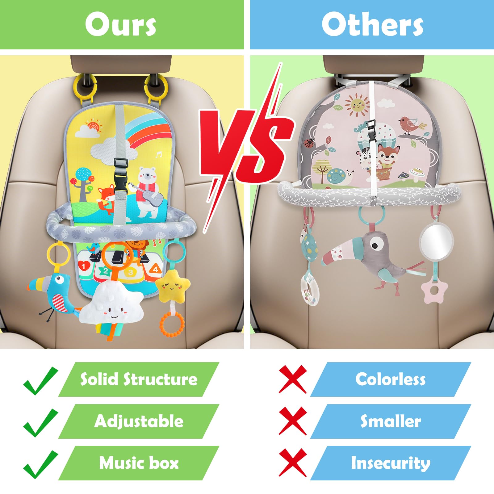 MPQMPQ Detachable plush toys are machine washable for quick refresh.
