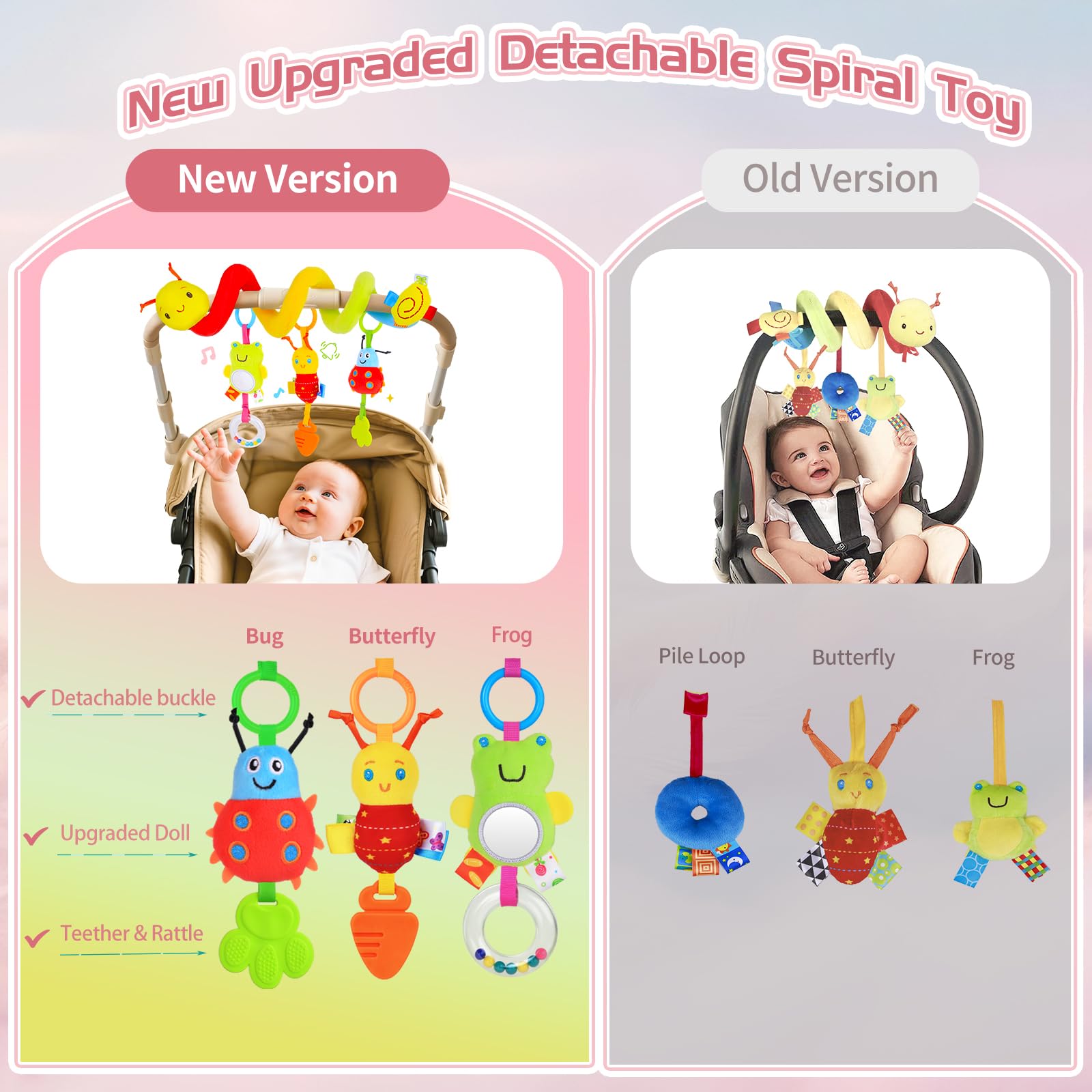 MPQMPQ soft plush baby toy with gentle textures for infants