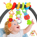 MPQMPQ spiral hanging crib toy with colorful accents for newborn visual stimulation