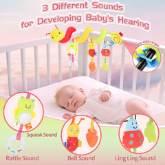 MPQMPQ stroller attachment toy clip-on for on-the-go play