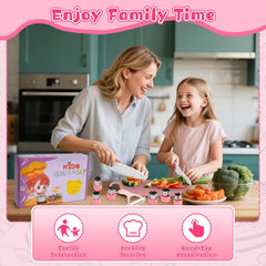 MPQMPQ toddler knife set kid-friendly Montessori design encourages independence