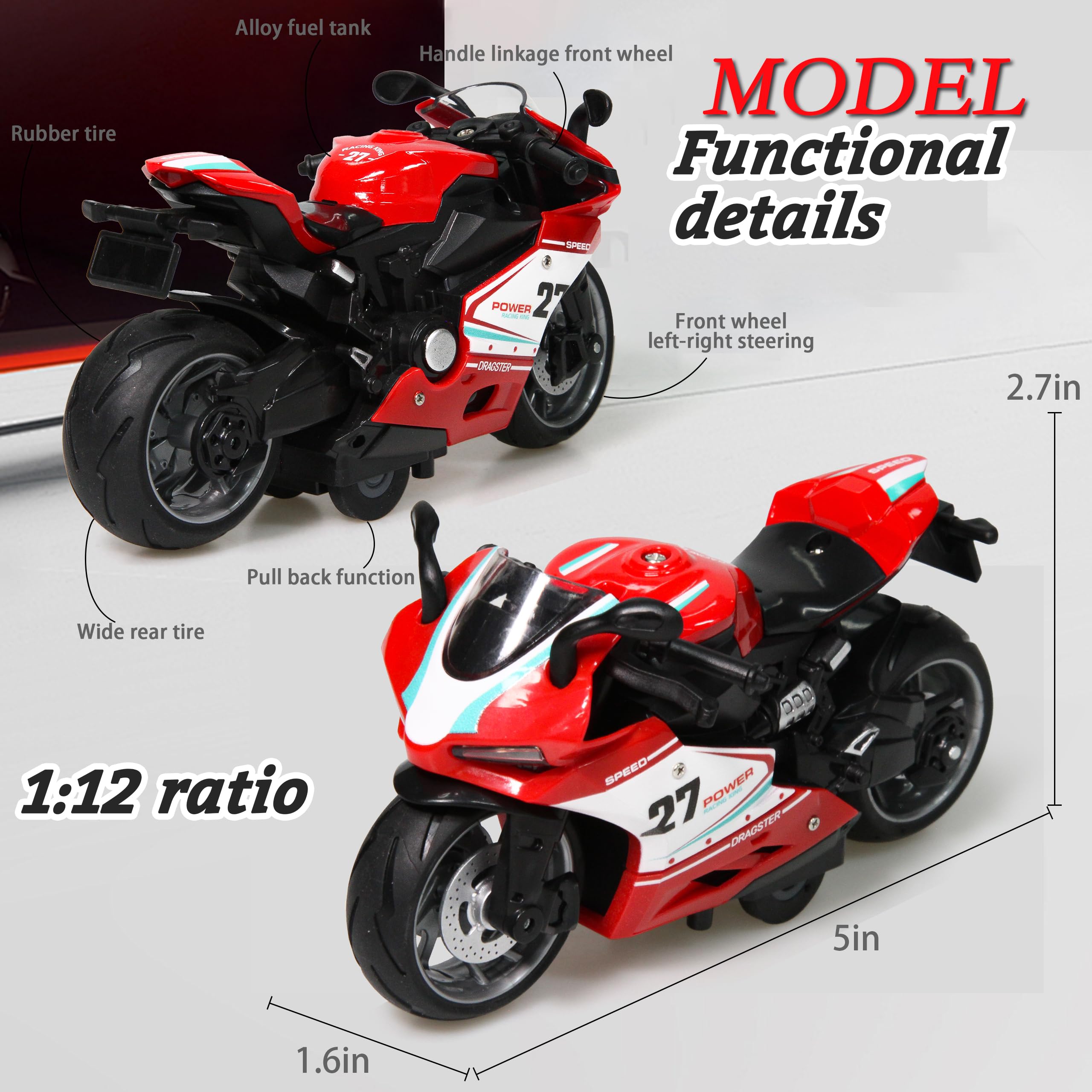 MQDMINI kids playing with pull-back motorcycle toy encourages sharing and social play