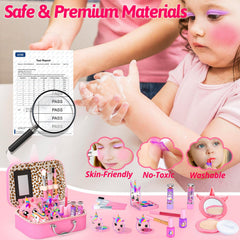 Mqsiuve pressed powder helps finish playful looks softly.