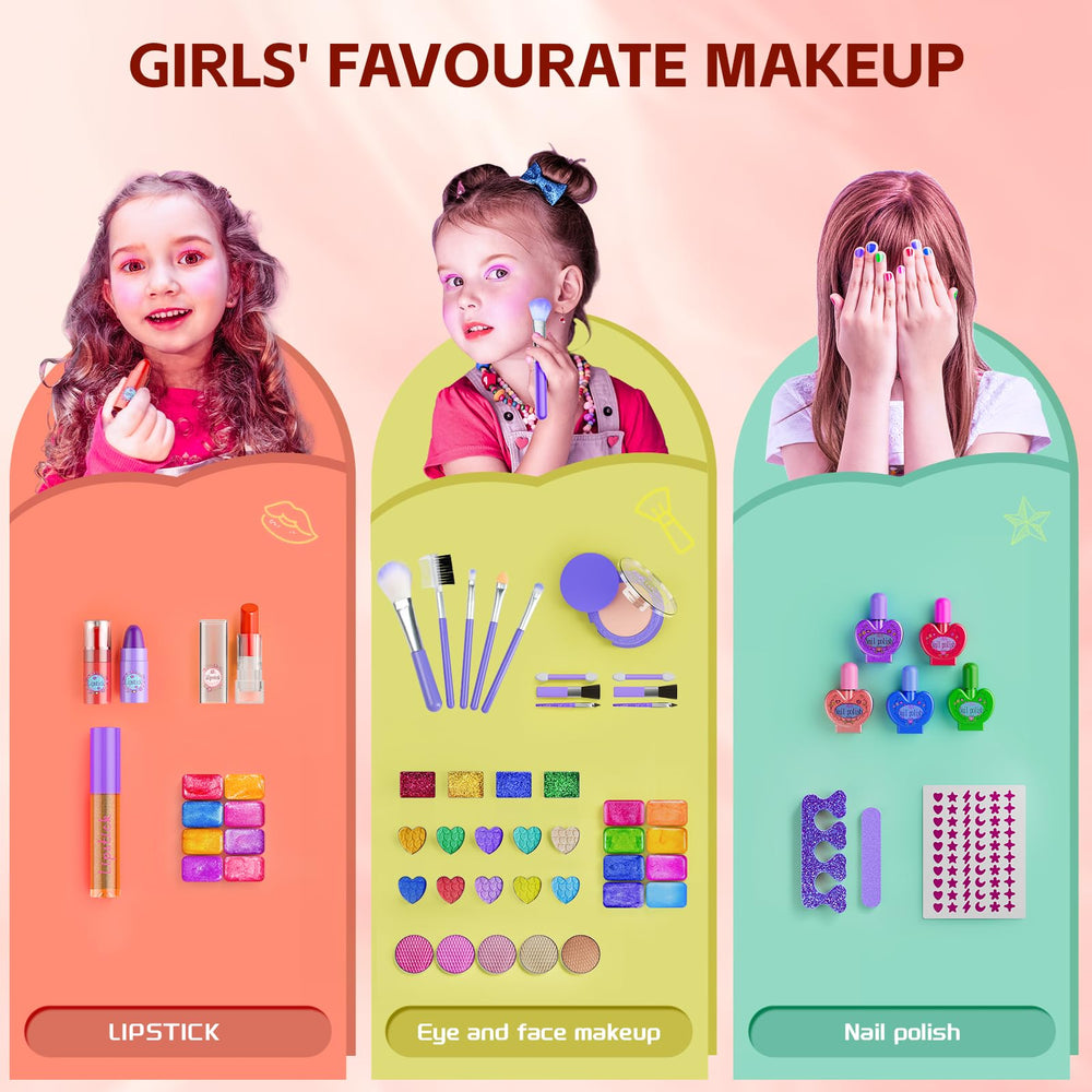 Mqsiuve princess palette promotes creativity and color exploration during pretend beauty routines