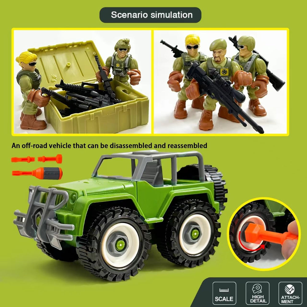 MQSTARSRISE army men action figures in vivid, interactive poses.