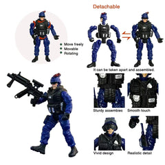 MQSTARSRISE detachable army men enhance storytelling with versatile poseability