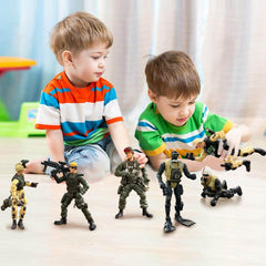 Detachable soldiers allow mix-and-match scenes and custom missions.