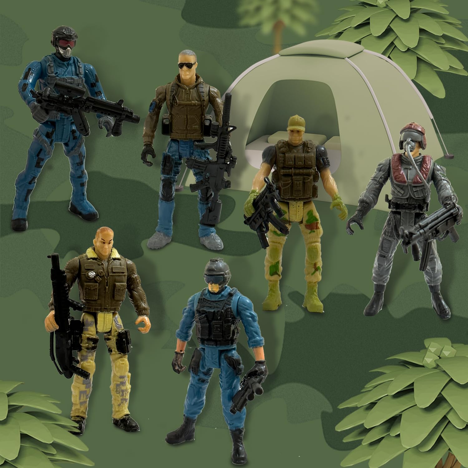 MQSTARSRISE soldiers stand-alone for décor and display