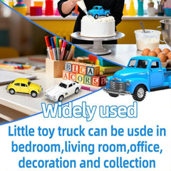 Mquduo Little Blue Truck durable polyethylene body with alloy chassis