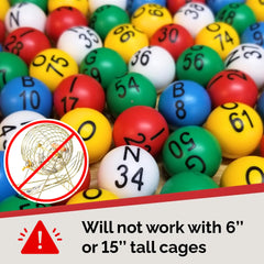 MR CHIPS red bingo ball helps distinguish calls at a glance