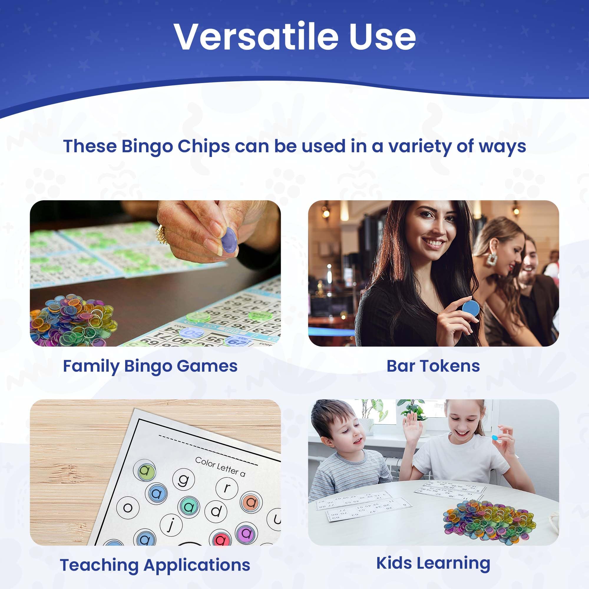 MR CHIPS upgraded metal rings stay secure, minimizing loose pieces during lively play.