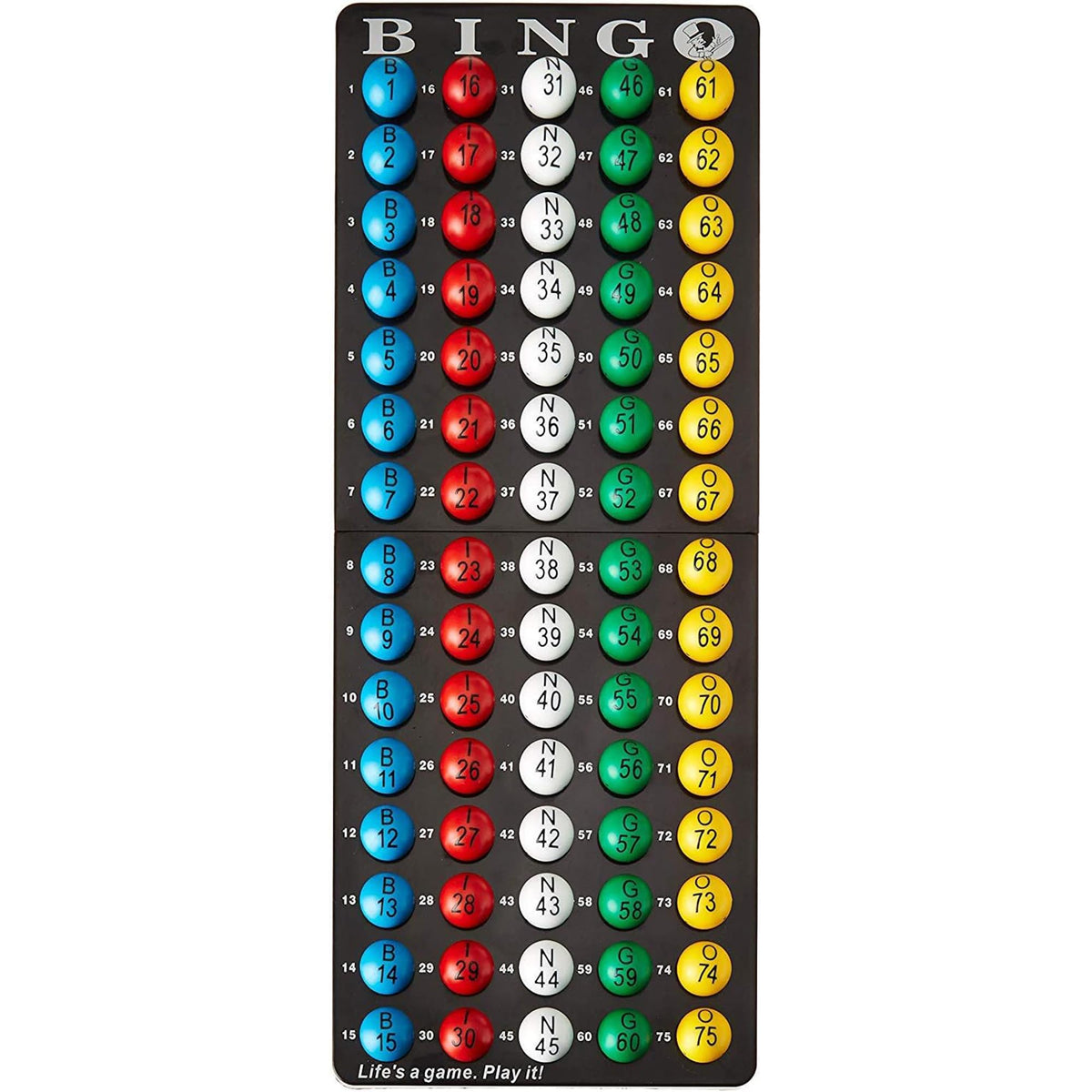 MR CHIPS Bingo Master Board with large numbers for quick calls