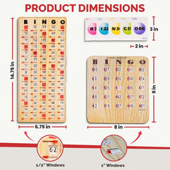 MR CHIPS bingo set is portable for on-the-go games.