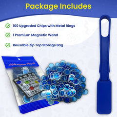 MR CHIPS blue 3-4-inch chips easy to see and sort