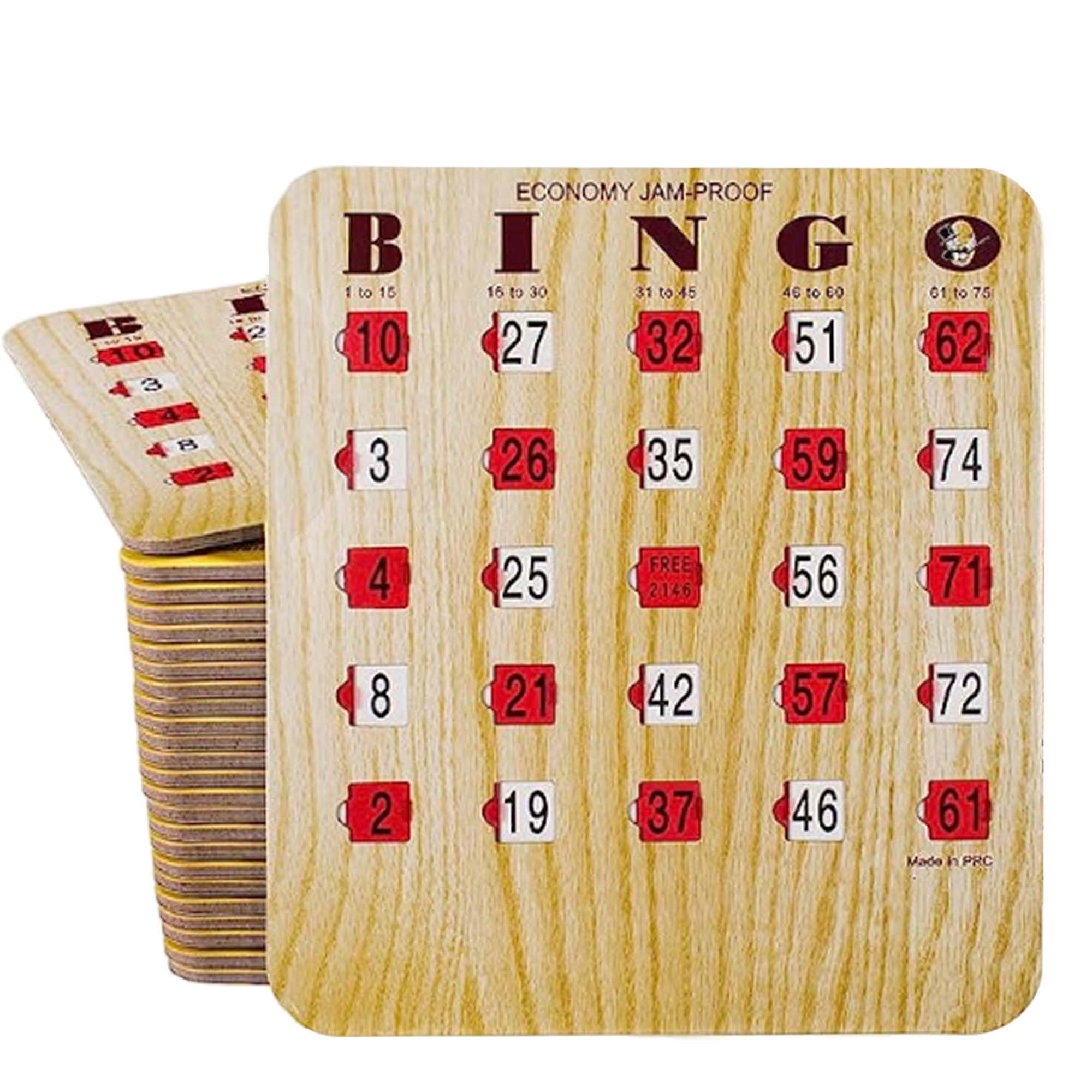 MR CHIPS jam-proof slide bingo card windows in action for smooth play