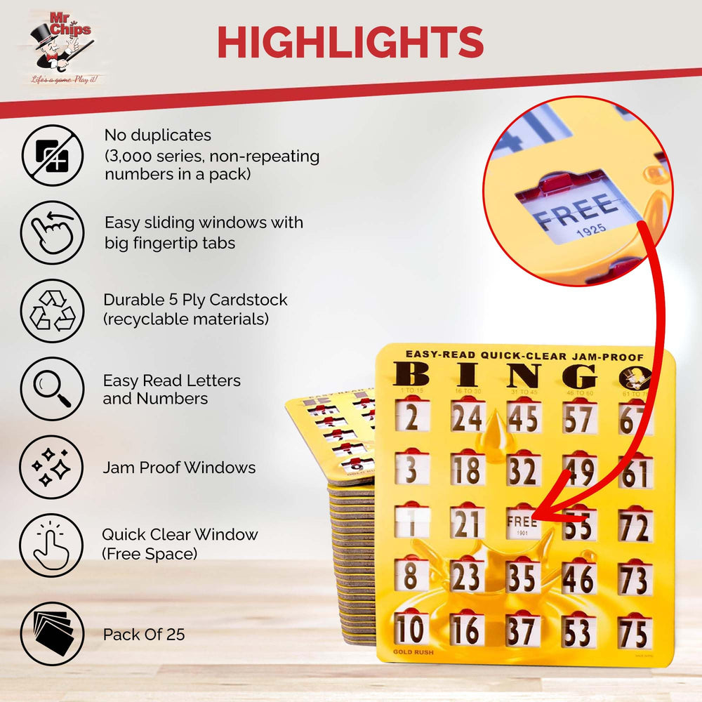 MR CHIPS sliding window design keeps 1-inch numbers clearly readable.