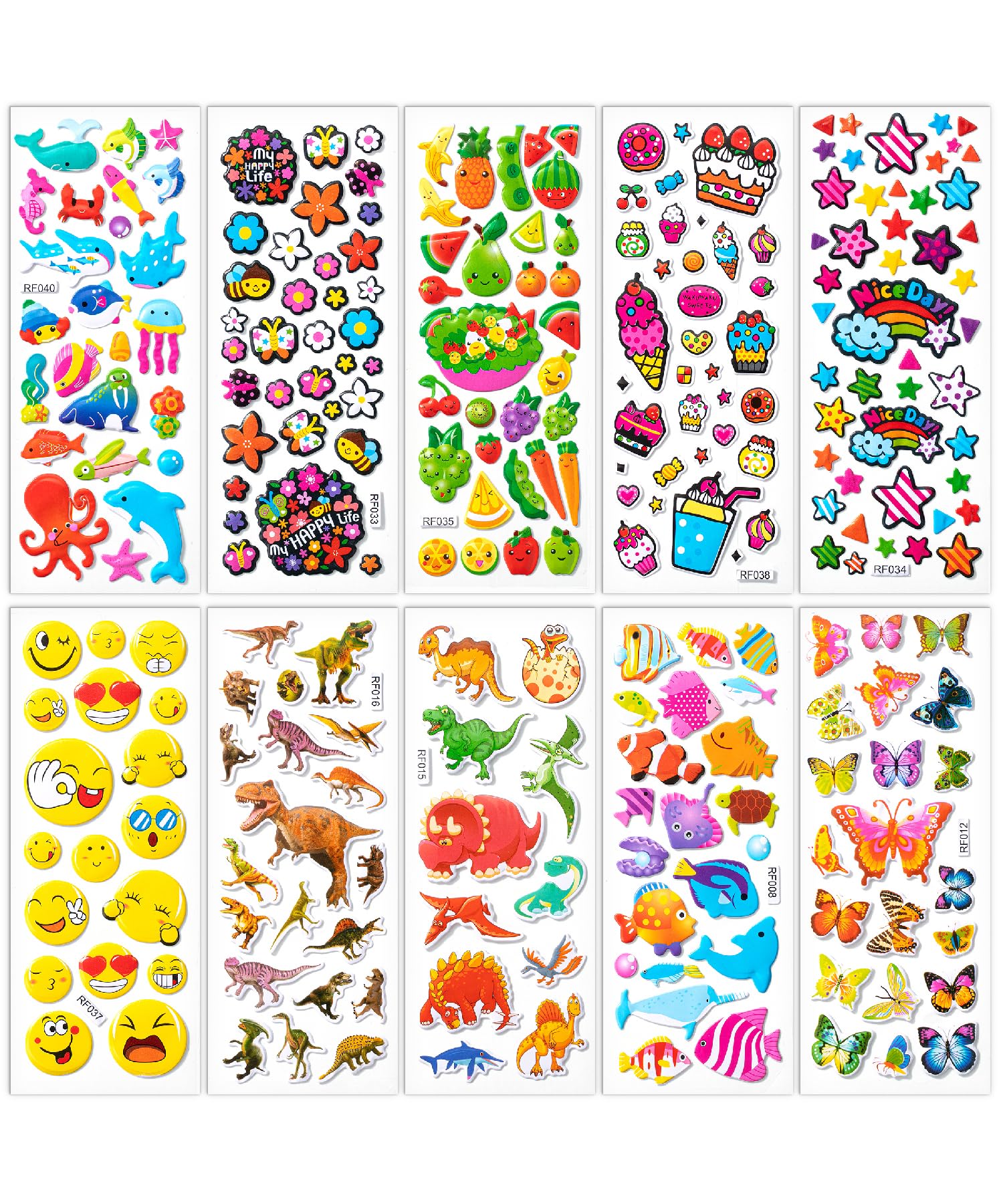 Mr. Pen 3D Puffy Stickers Animal Theme collection adds tactile fun to crafts.