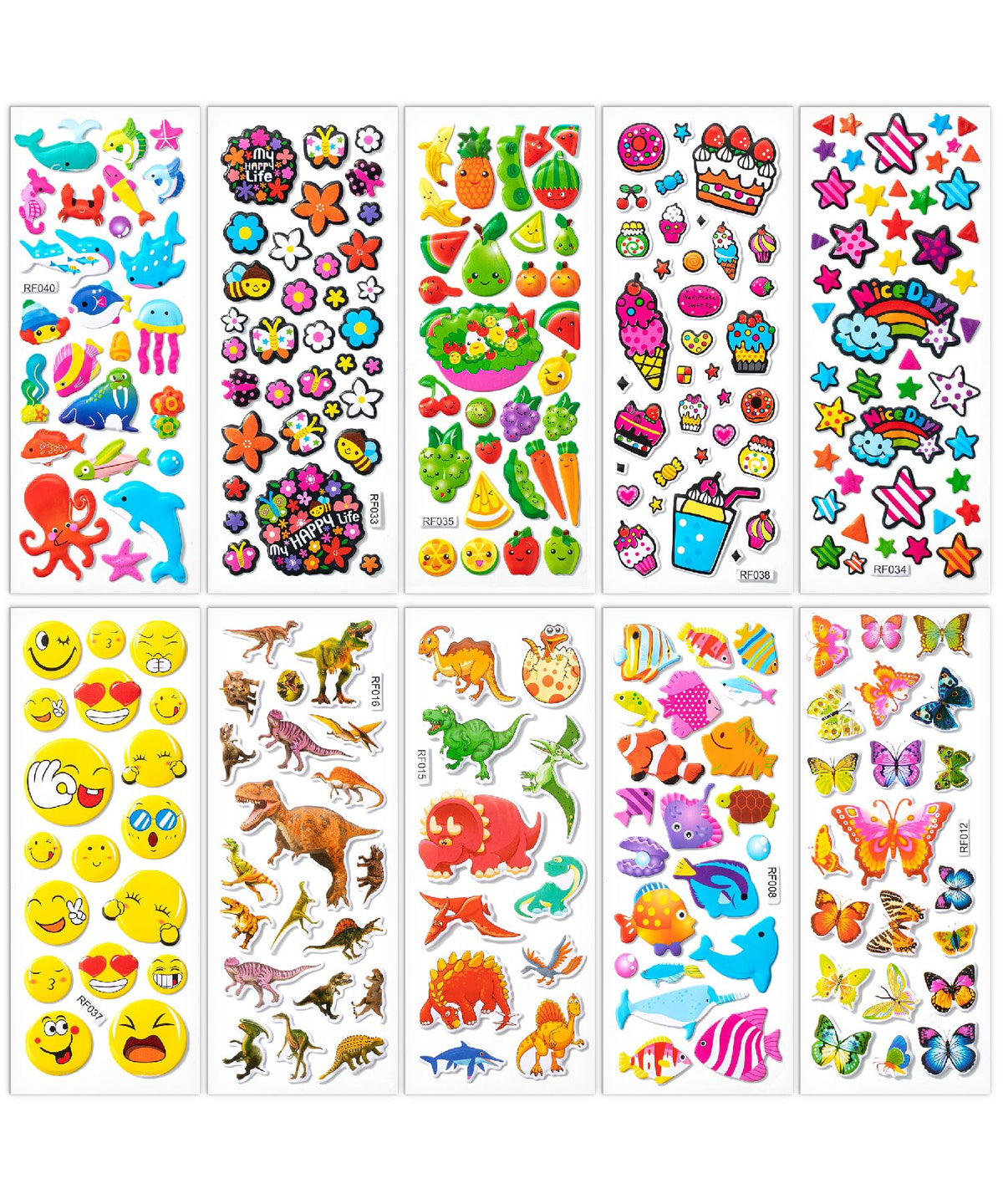 Mr. Pen 3D Puffy Stickers Animal Theme collection adds tactile fun to crafts.