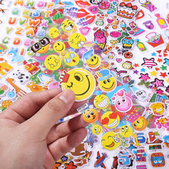 Mr. Pen 3D Puffy Stickers Cartoon Characters personalize belongings with flair.