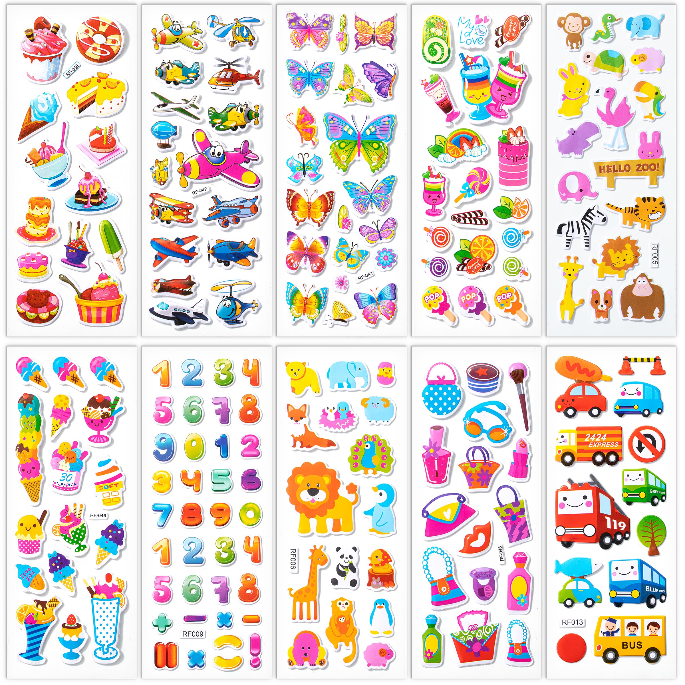 Mr. Pen 3D Puffy Stickers Sports and Hobbies inspire creative labeling.