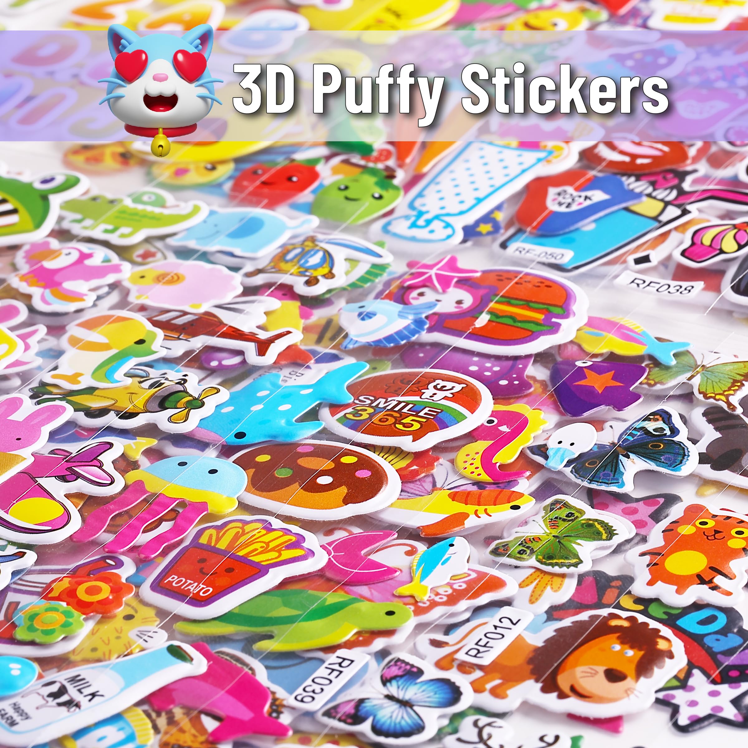 Mr. Pen 3D Puffy Stickers Transport Vehicles enliven school projects and scrapbooks.