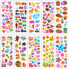Mr. Pen 3D Puffy Stickers Vivid Patterns boost art projects with easy-peel appeal.