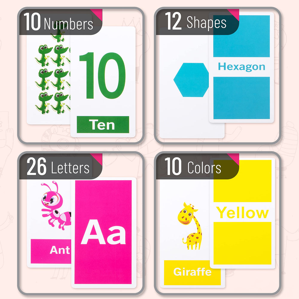 Mr. Pen ABC and Number cards show large fonts for easy recognition.