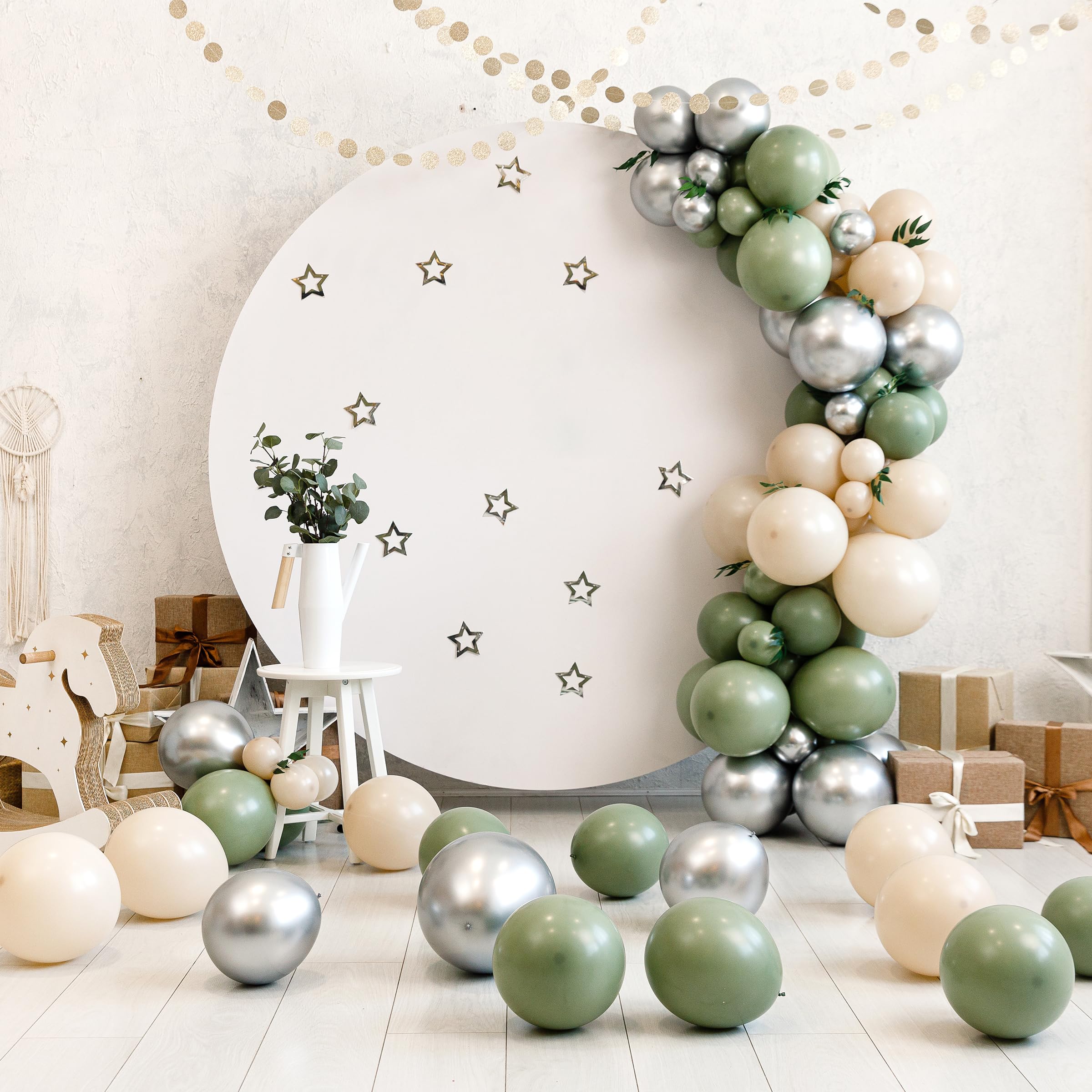 Mr. Pen silver balloons withstand air or helium for lasting decor.