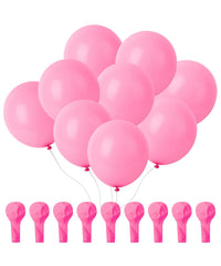 Mr. Pen pink balloons, 12 inch, ideal for vibrant Valentine or birthday decor.