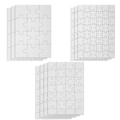Mr. Pen blank puzzle 12-piece layout, ideal for classroom activities and custom art projects.