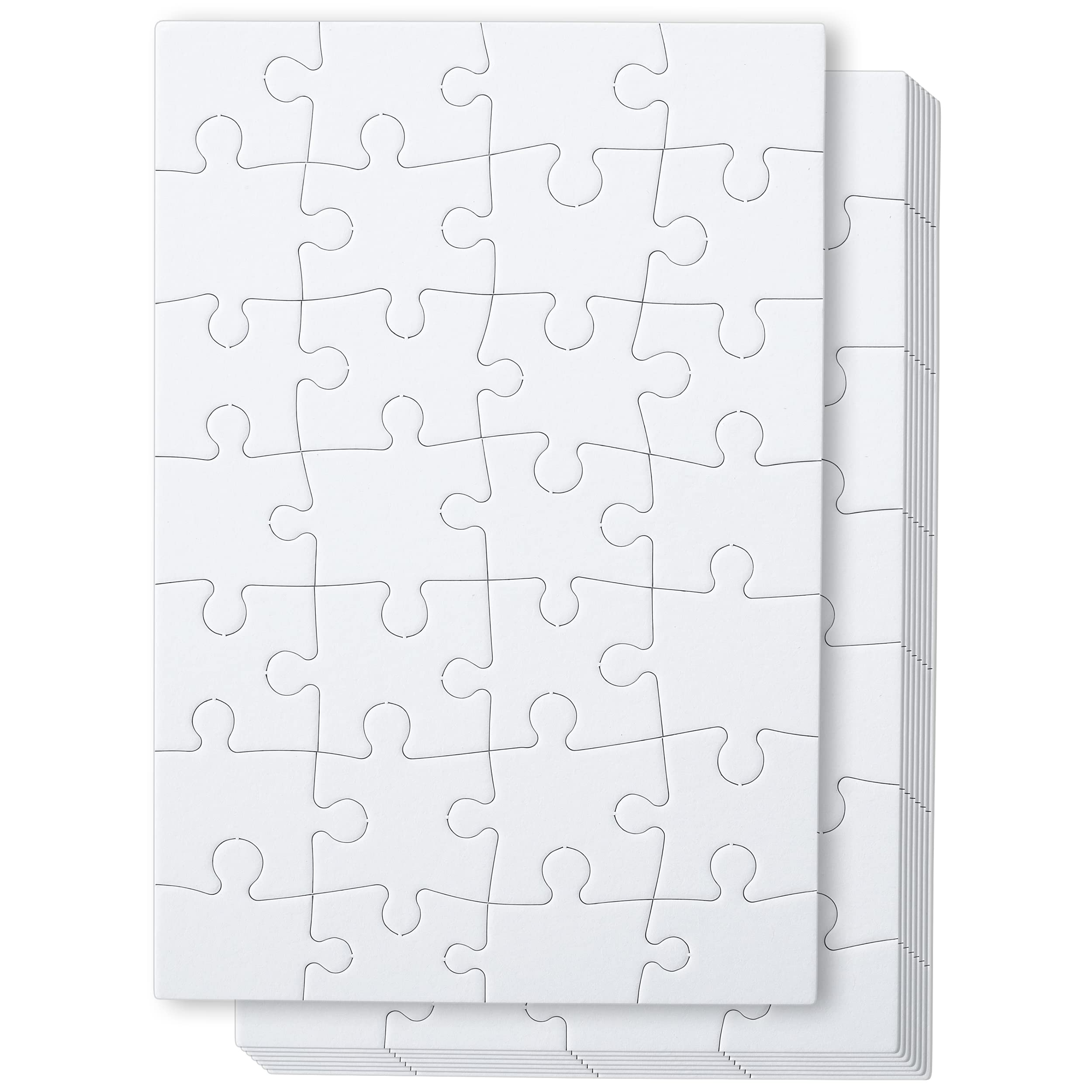Mr. Pen blank puzzle 8-pack collection ready for creative drawing