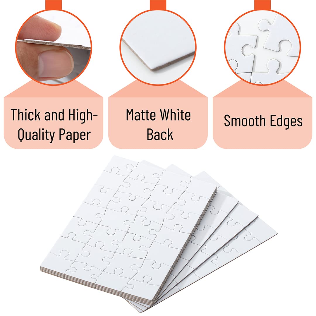 Mr. Pen blank puzzle close-up highlights durable white surface