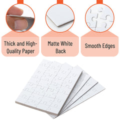 Mr. Pen blank puzzle close-up highlights durable white surface