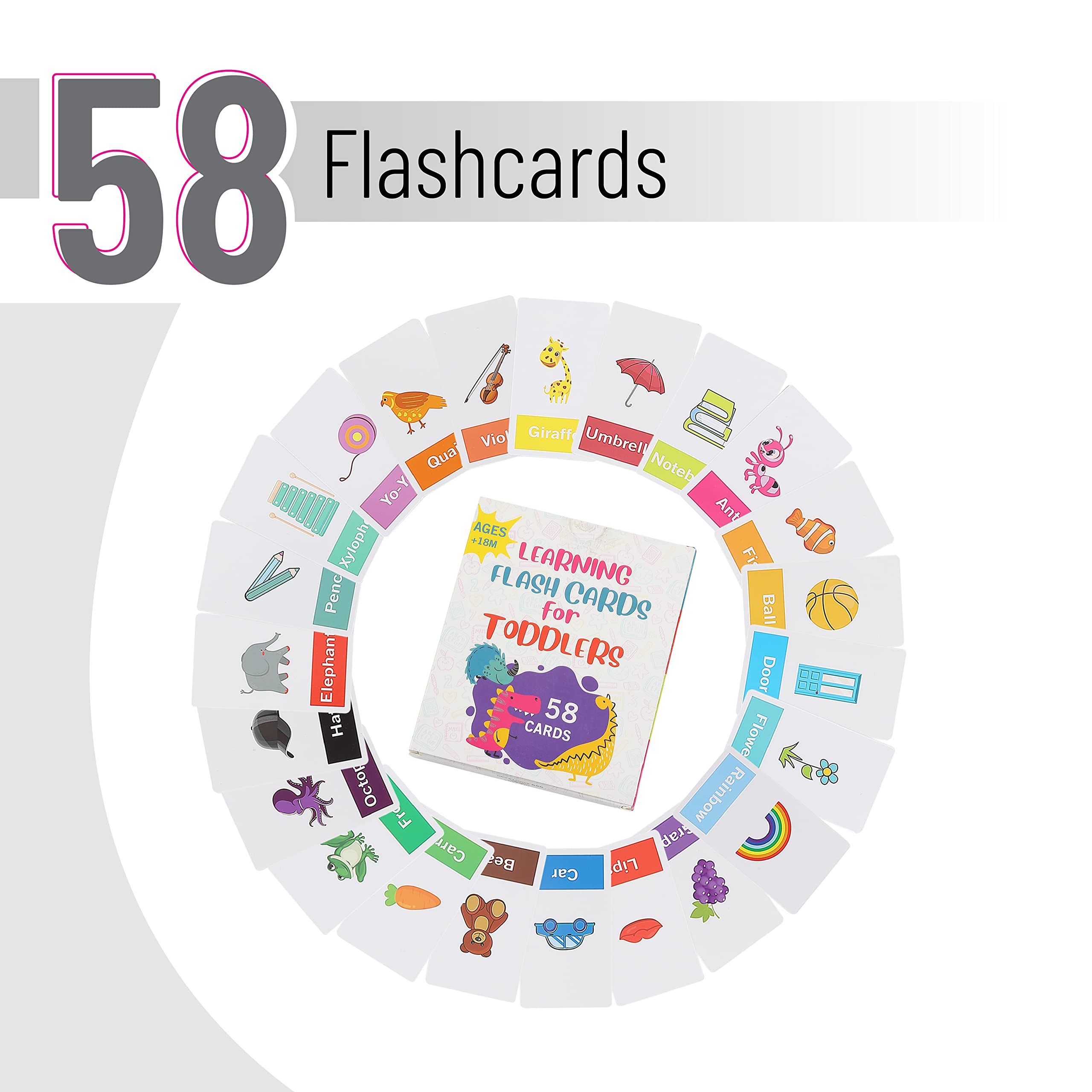 Mr. Pen double-sided flashcards offer versatile ABC and counting activities at home.