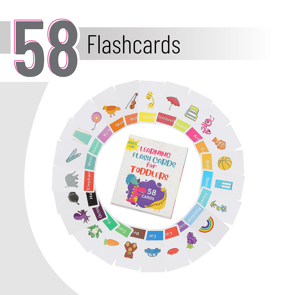 Mr. Pen double-sided flashcards offer versatile ABC and counting activities at home.