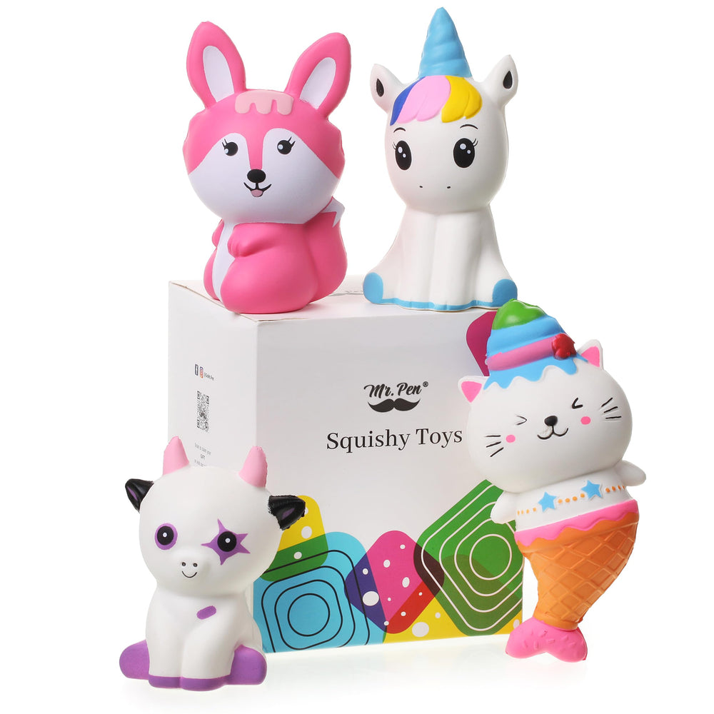 Mr. Pen Jumbo Squishies elephant — soft, slow-rise stress relief toy for desk use