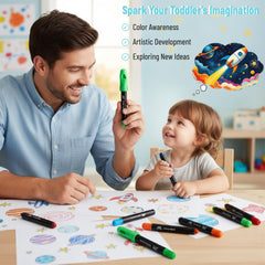 Mr. Pen Jumbo Twistable Crayons suit home art projects and crafts.