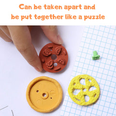 Mr. Pen mini food erasers banana ideal for learning colors and shapes